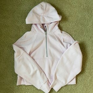 lululemon half zip scuba hoodie